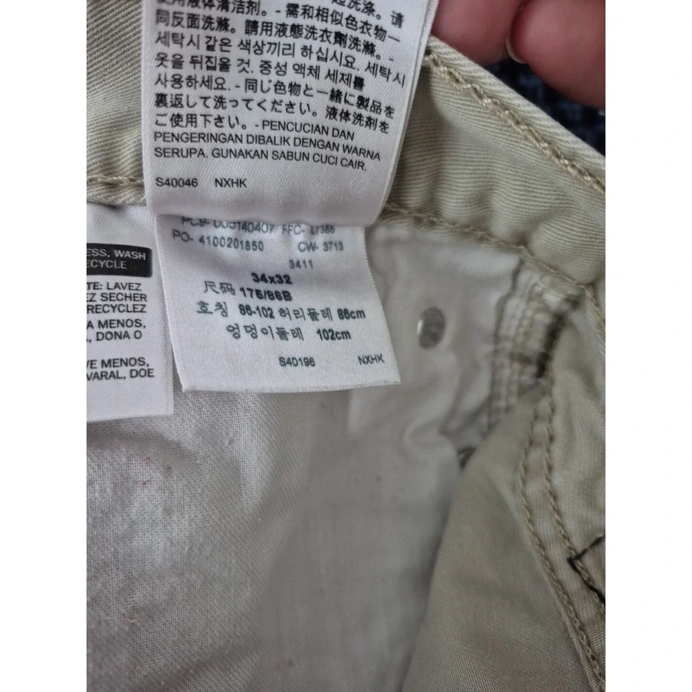 Levi's‎ 514  White Tab  Jeans Mens 34x30 Tan 5 Pkt Straight Leg Grunge